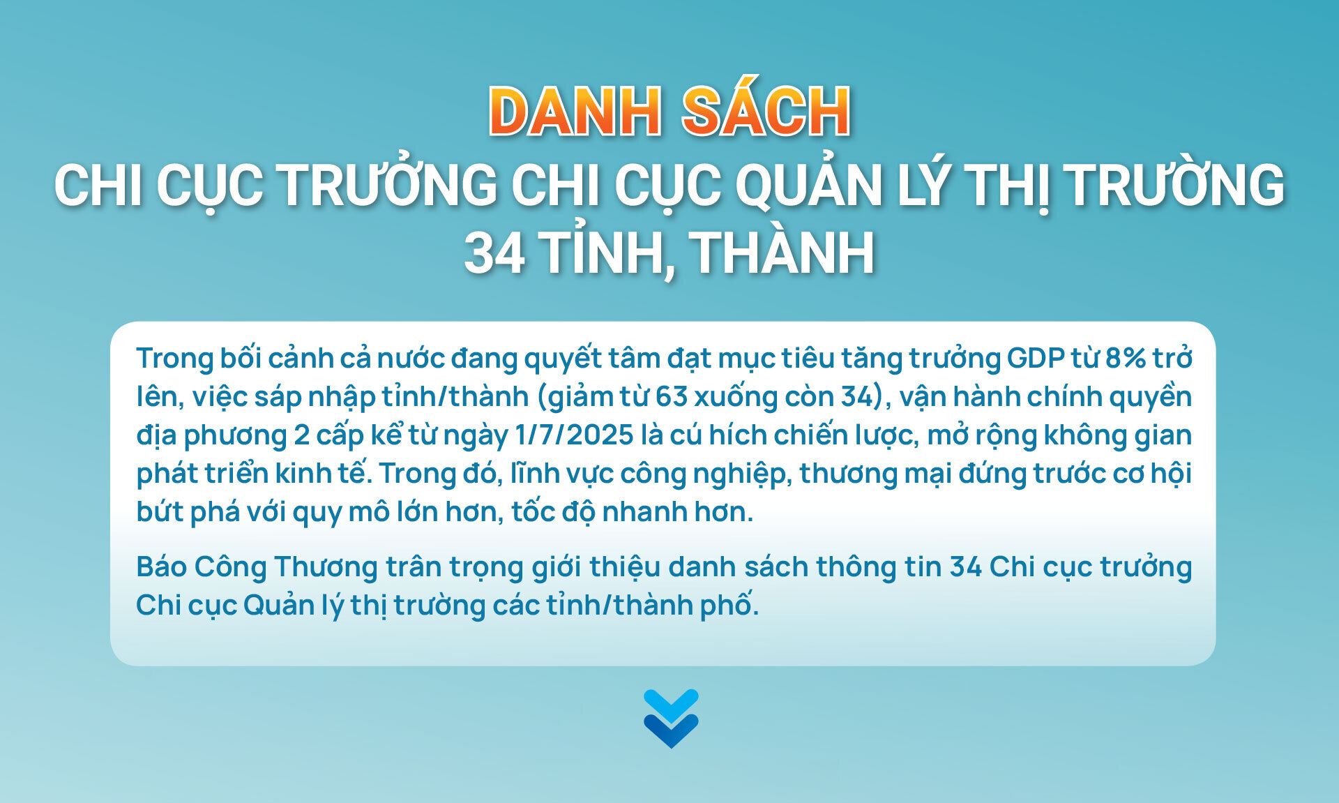 Infographic | Danh sách 34 Chi cục trưởng Chi cục Quản lý thị trường cả nước - 1