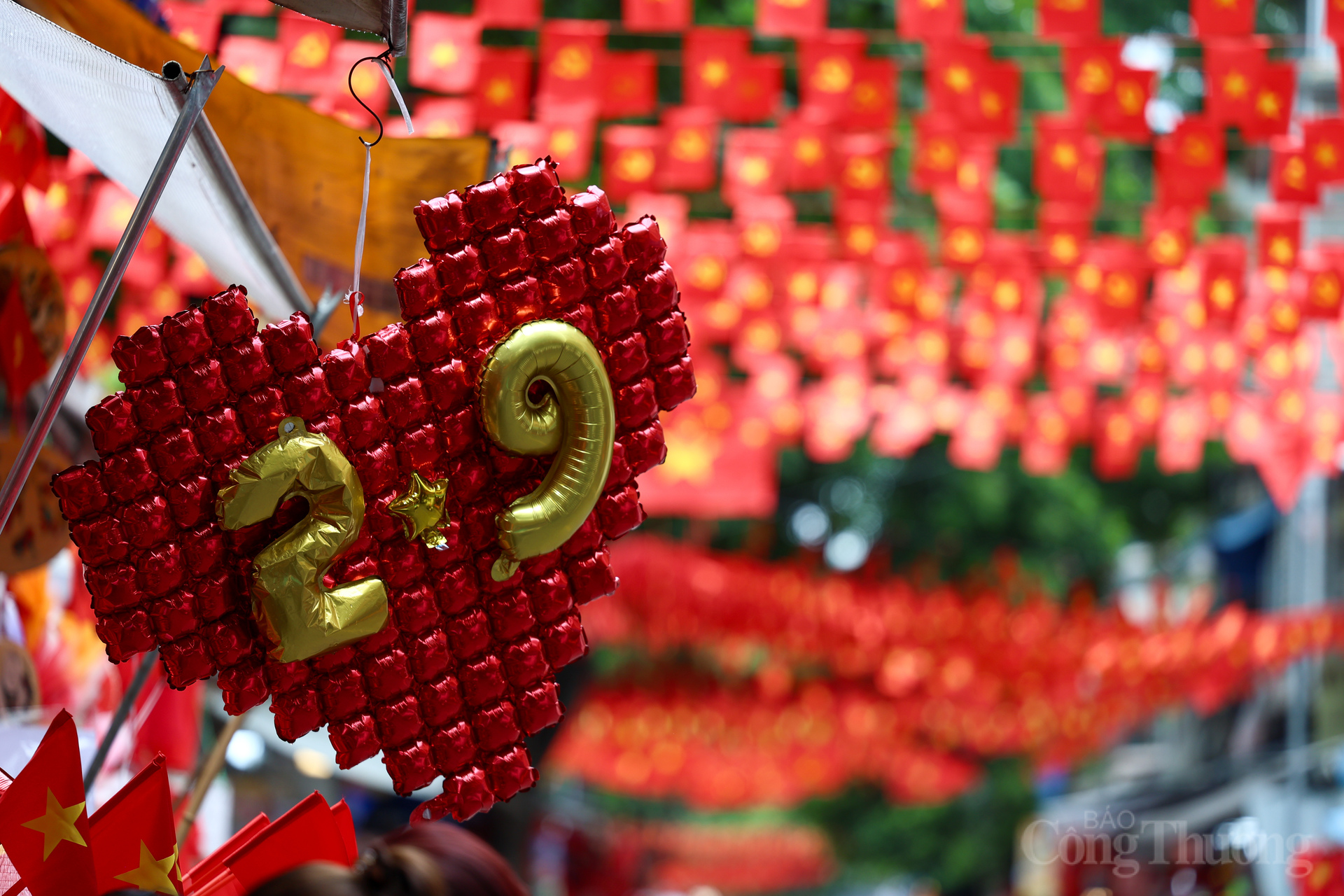 Hà Nội rực rỡ cờ hoa.