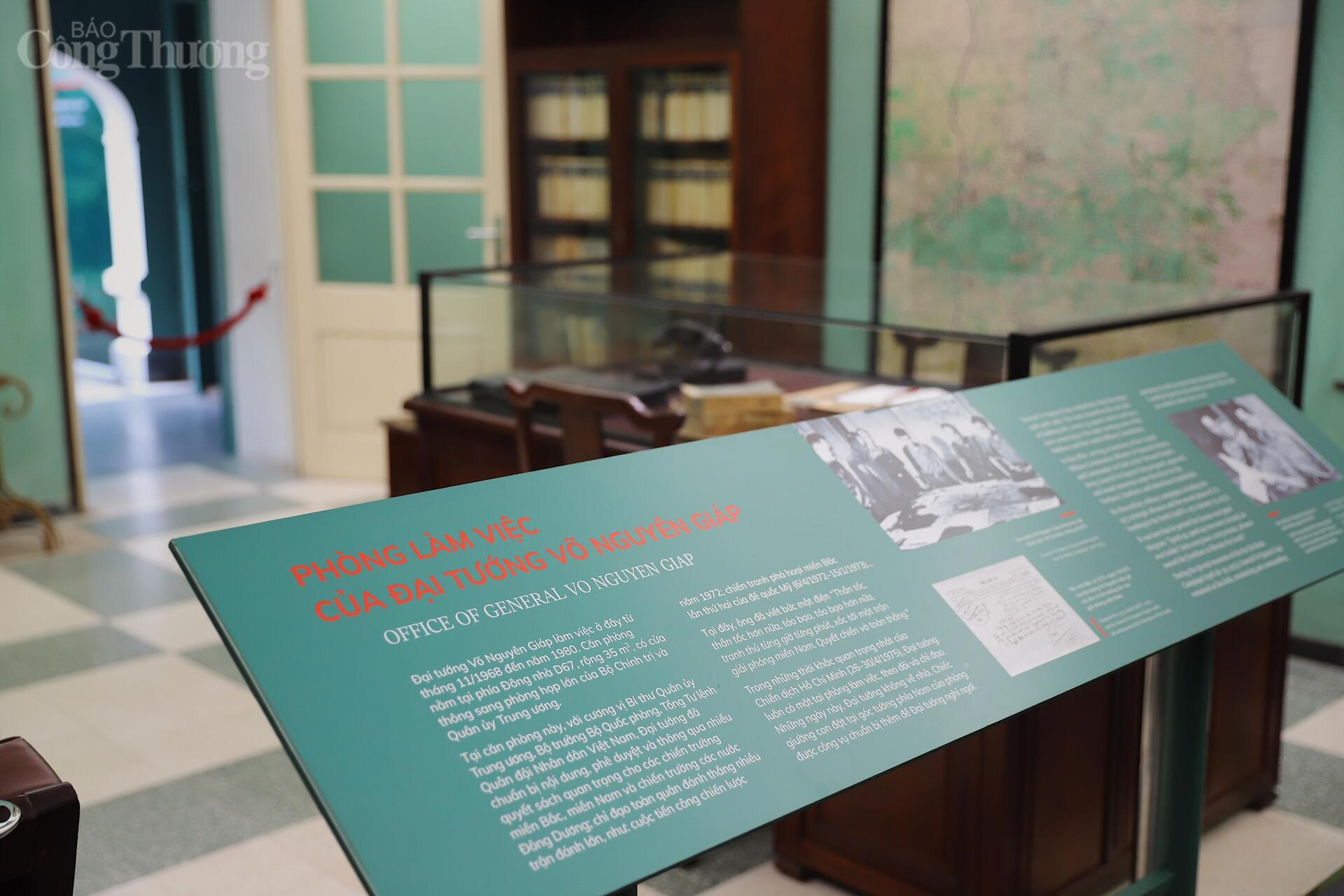 Phòng làm việc của Đại tướng Võ Nguyên Giáp. Ảnh: Quỳnh Trang