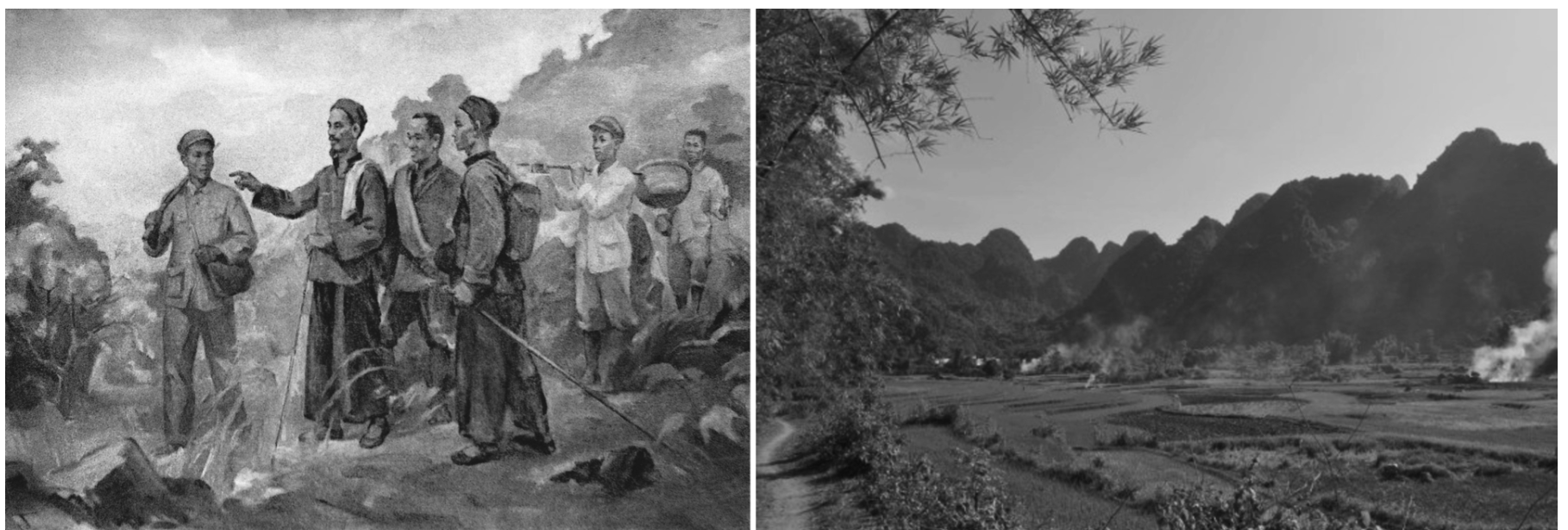 Từ ngày 6 đến ngày 8 tháng 5, vùng núi Lam Sơn thuộc huyện Hòa An, tỉnh Cao Bằng trở thành đại bản doanh của những người cộng sản kiên trung.