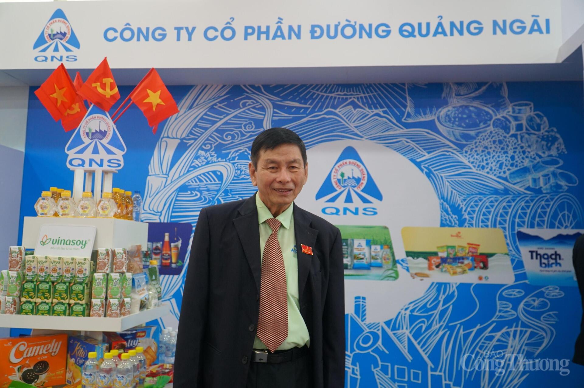 Ông Võ Thành Đàng, Tổng Giám đốc Công ty CP Đường Quảng Ngãi, Chủ tịch Hiệp hội Doanh nghiệp tỉnh Quảng Ngãi