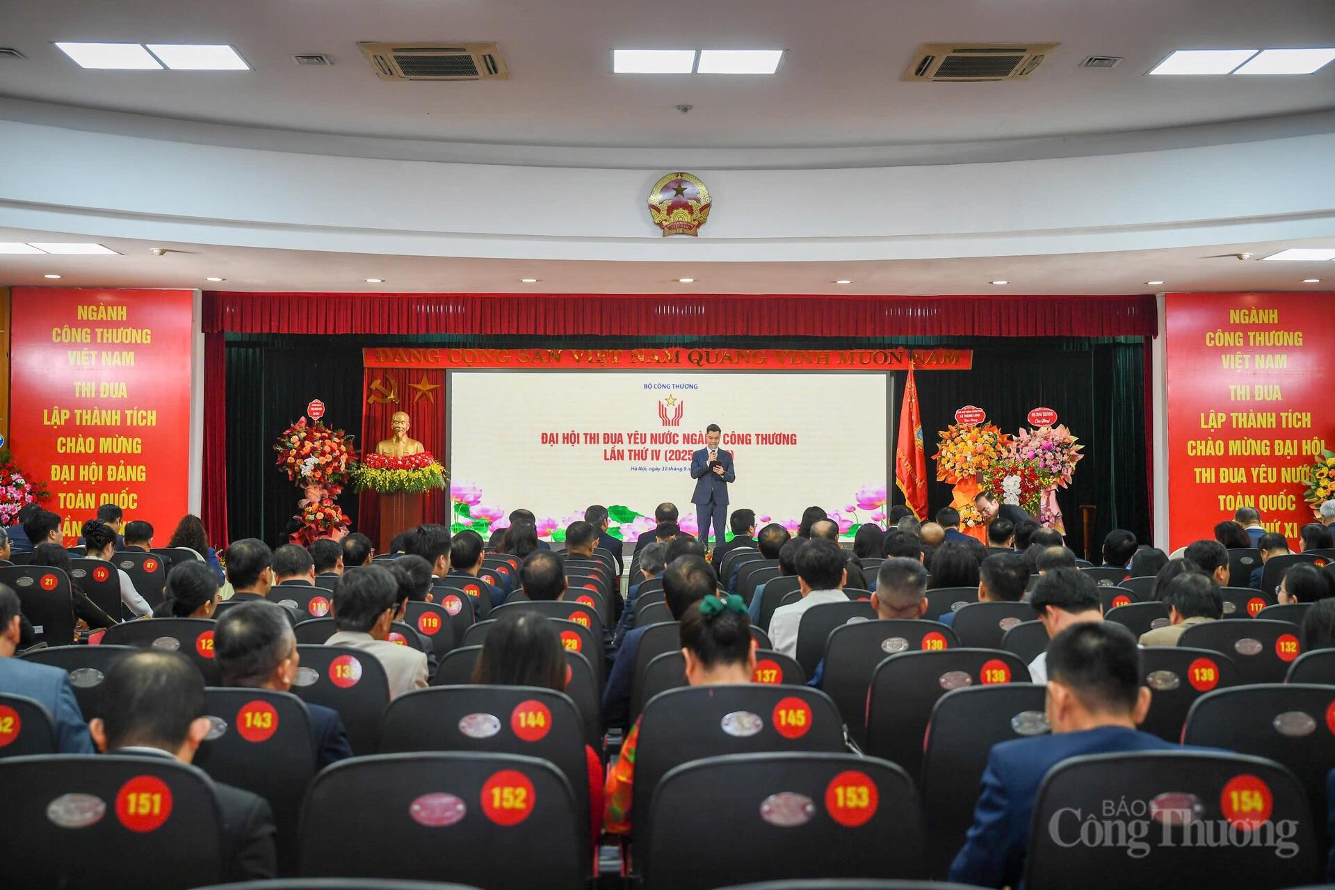 Sáng 30/9, tại Hà Nội, Bộ Công Thương đã tổ chức Đại hội Thi đua yêu nước ngành Công Thương lần thứ IV, giai đoạn 2025 - 2030.