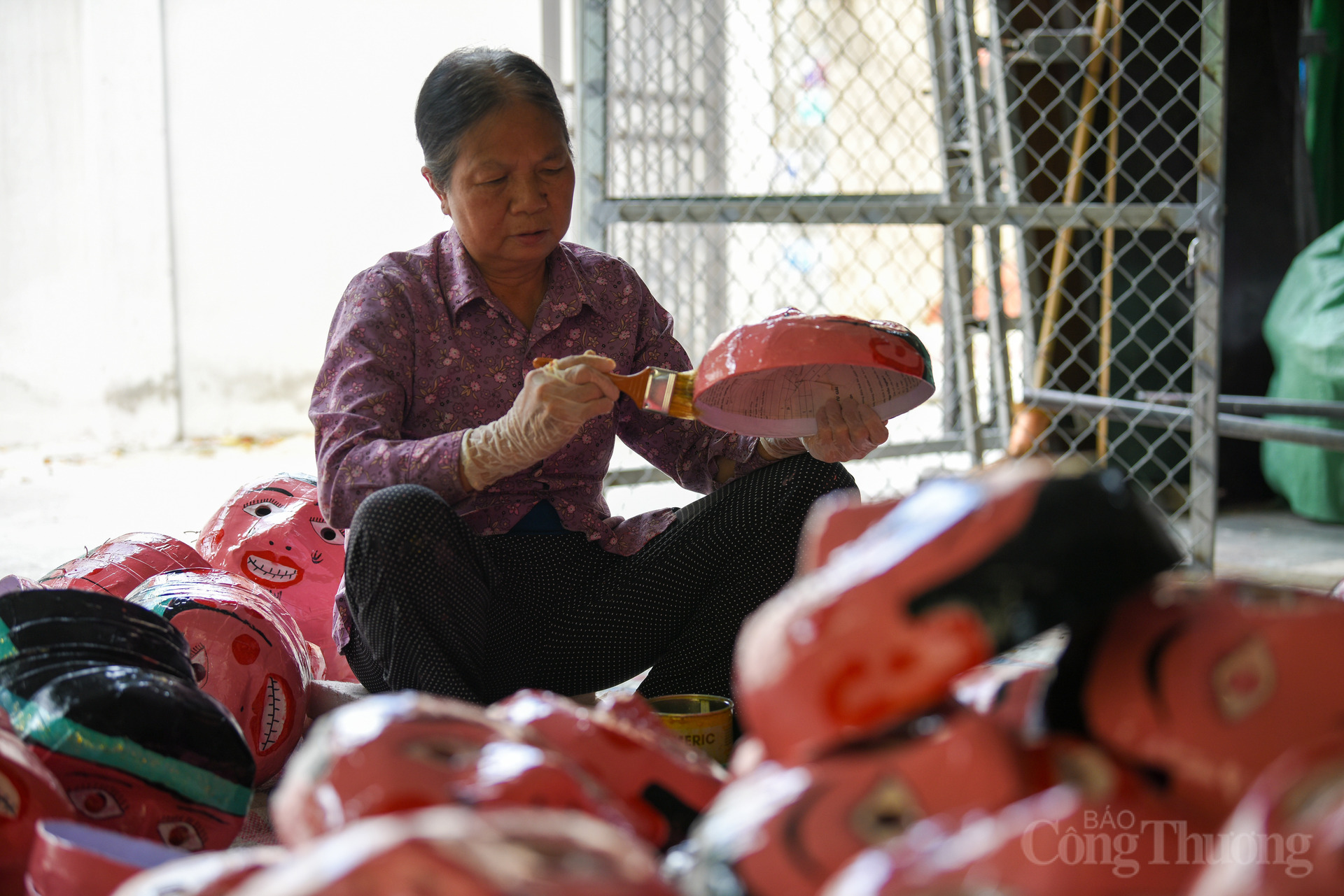 Hồn Việt trong trống ếch, mặt nạ giấy bồi làng Ông Hảo - 7