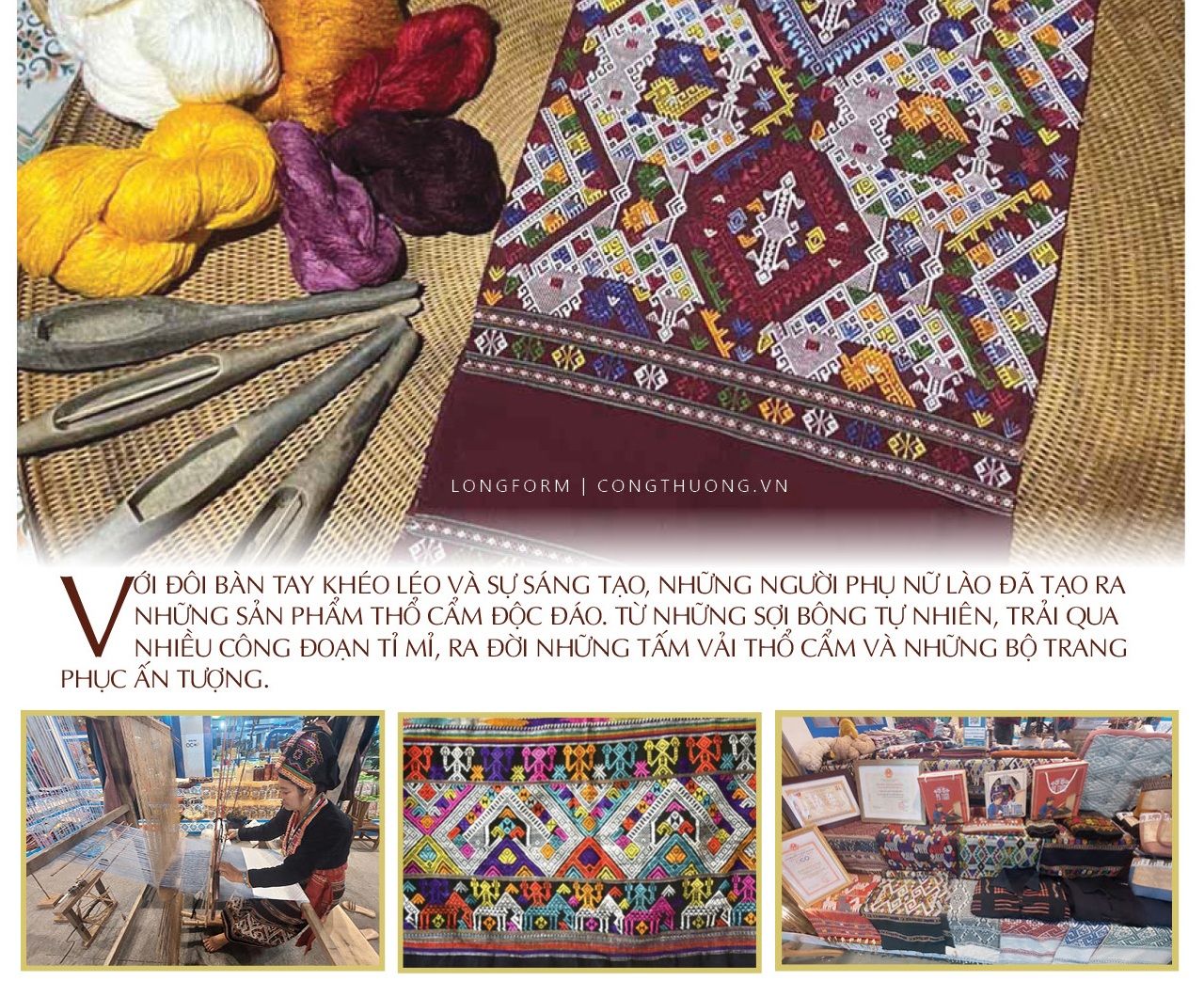 Longform | Thổ cẩm Pa Thơm: Sắc màu dân tộc lan tỏa Hội chợ Mùa Thu - 2