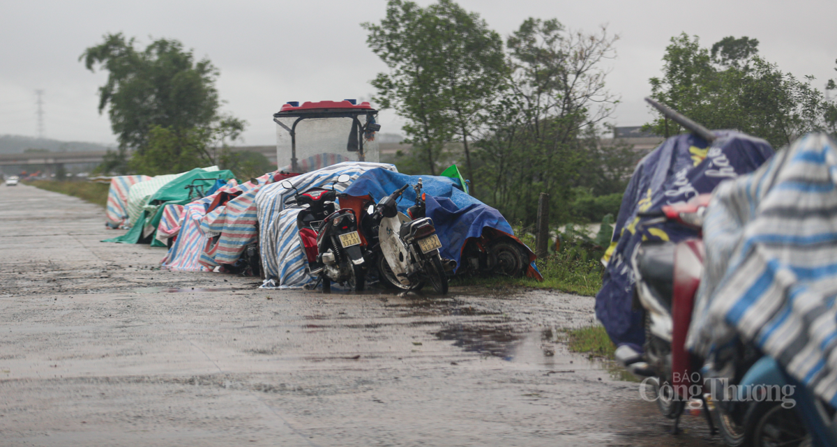 Người dân Hà Tĩnh hối hả đưa ‘xế hộp’ lên đê chạy lụt - 6