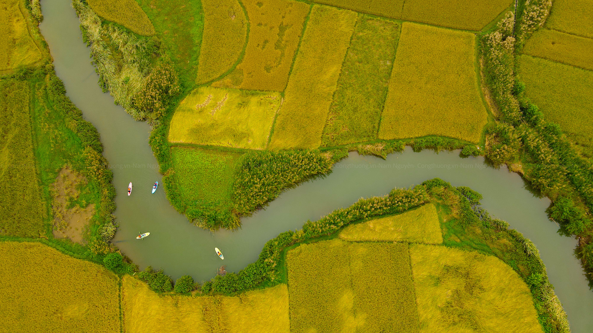 Dòng suối Phai Rằm uốn lượn qua những cánh đồng, khắc lên bức tranh đồng quê Bắc Sơn một nét mềm mại, thanh khiết và đầy duyên dáng.