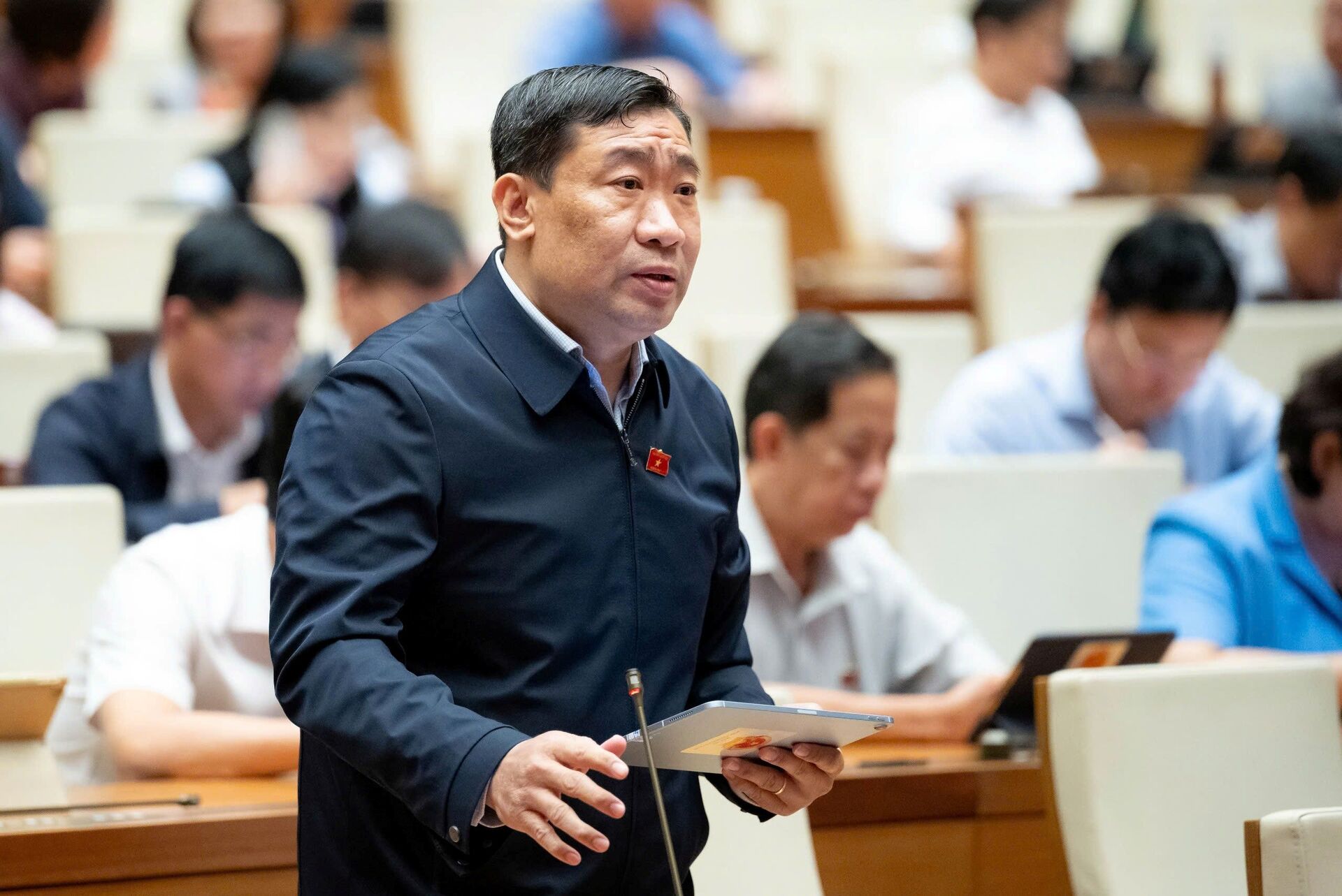 Đại biểu Thạch Phước Bình - đoàn Vĩnh Long. Ảnh: QH