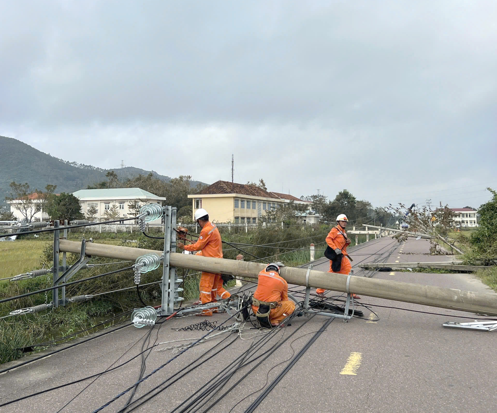 Thần tốc ‘nối điện’ sau bão lũ miền Trung - Bài 1: Chỉ đạo nóng từ lãnh đạo EVNCPC - 5