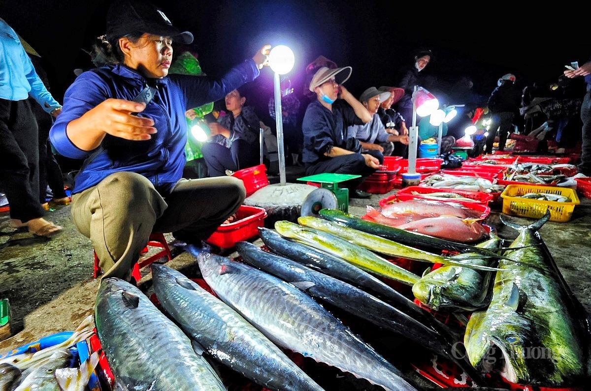 Nhộn nhịp chợ cá lớn nhất Hà Tĩnh sau những ngày mưa lũ - 3
