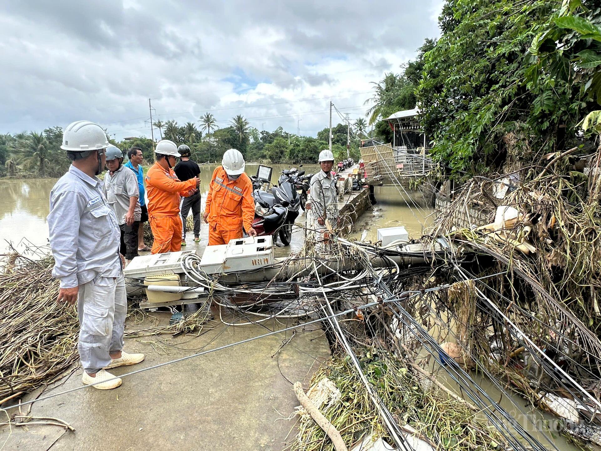 Những phụ tải quan trọng như bệnh viện, cơ sở cấp nước, trạm bơm và khu dân cư tập trung tiếp tục được ưu tiên hàng đầu. Ảnh: ĐVCC