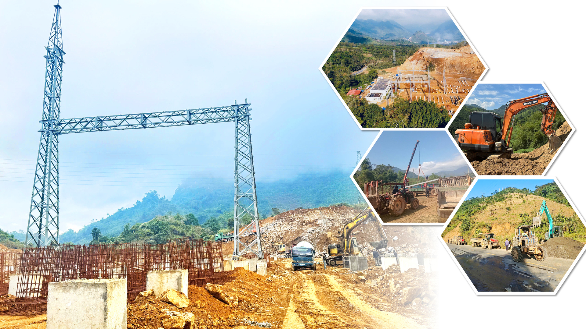 Rộn ràng trên công trường 220kV Than Uyên - Lào Cai - 9