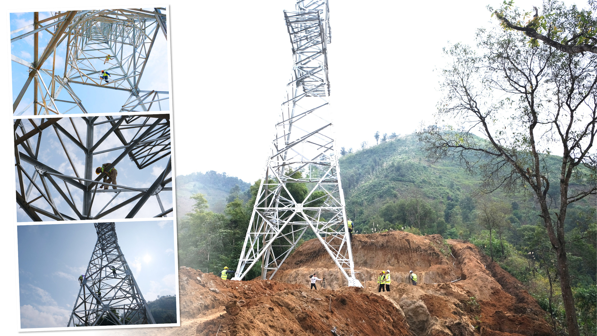 Rộn ràng trên công trường 220kV Than Uyên - Lào Cai - 10