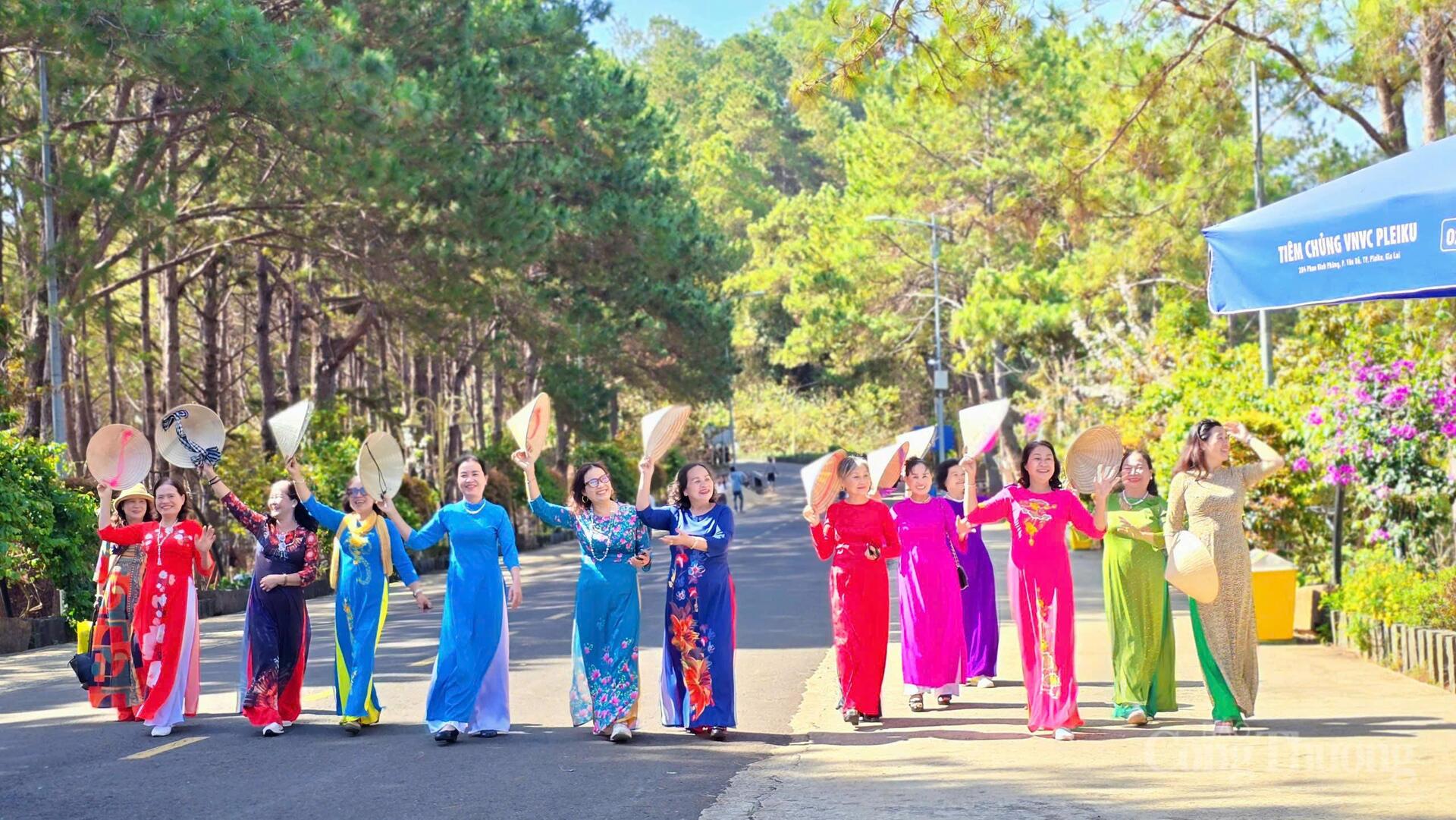 Người dân phố núi Pleiku nô nức 'check-in' ngày đầu năm - 1