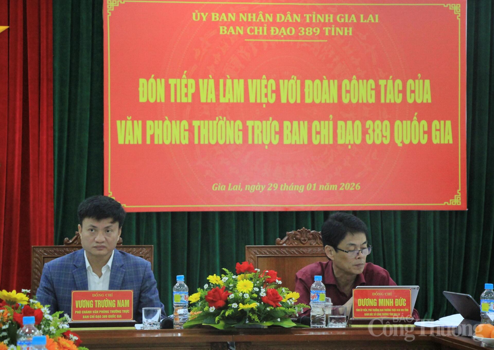 Ban Chỉ đạo 389 quốc gia làm việc với Ban Chỉ đạo 389 tỉnh Gia Lai - 5