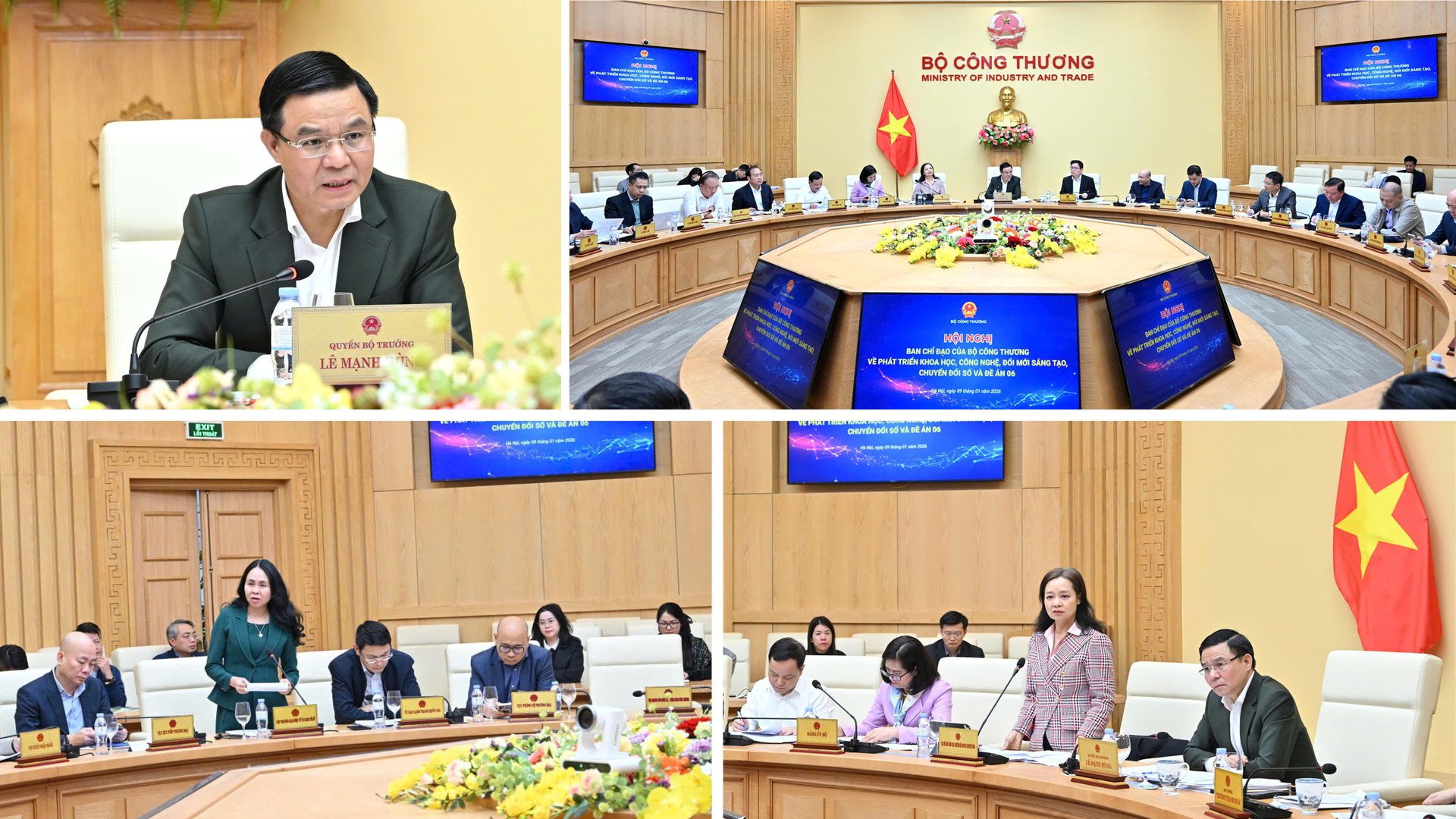 Hội nghị Ban Chỉ đạo của Bộ Công Thương về phát triển khoa học, công nghệ, đổi mới sáng tạo, chuyển đổi số và Đề án 06