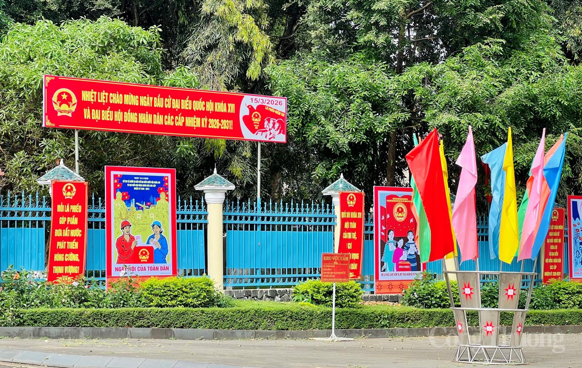 Gia Lai: Phố núi Pleiku rực sắc cờ hoa mừng ngày hội lớn - 4