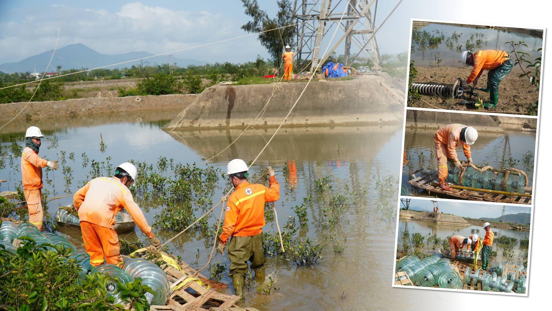 Thay sứ đường dây 500kV Vũng Áng - Quảng Trị: Giữ vững trục truyền tải xương sống Bắc - Nam - 9