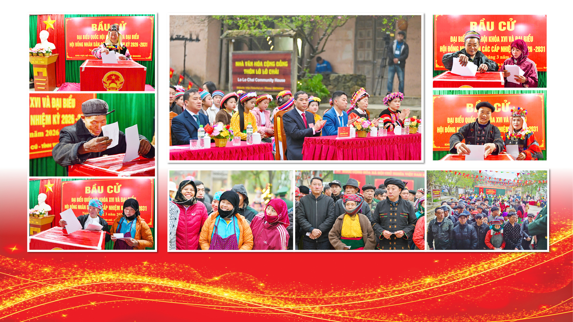 Cử tri cả nước nô nức trong ngày hội bầu cử. Ảnh: Nam Nguyễn