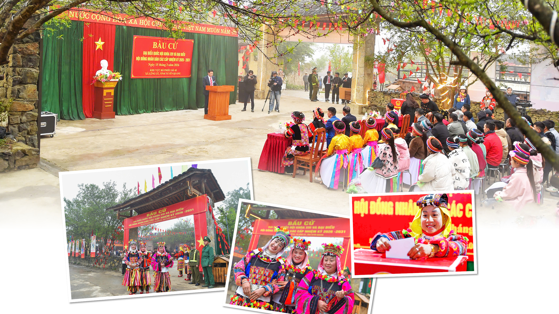 Cử tri cả nước phấn khởi tham gia bầu cử. Ảnh: Nguyễn Nam