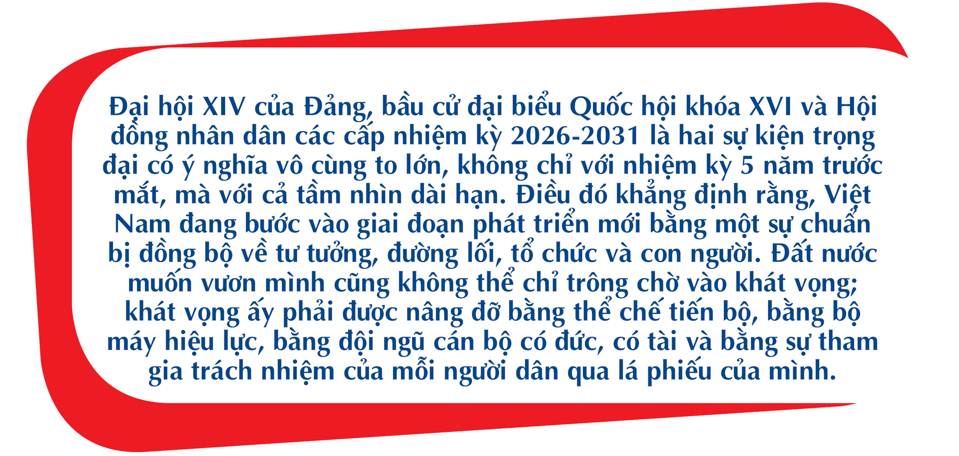 Từ Đại hội XIV đến bầu cử Quốc hội: Hai mốc son trong mùa xuân đổi mới - Bài 1: Khơi dậy khát vọng phát triển đất nước - 7