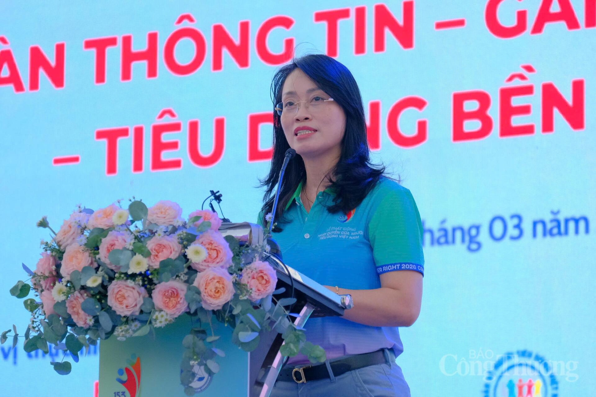 Bà Nguyễn Quỳnh Anh, Phó Chủ tịch Ủy ban Cạnh tranh quốc gia phát biểu khai mạc tại chương trình. Ảnh: Lê Sơn