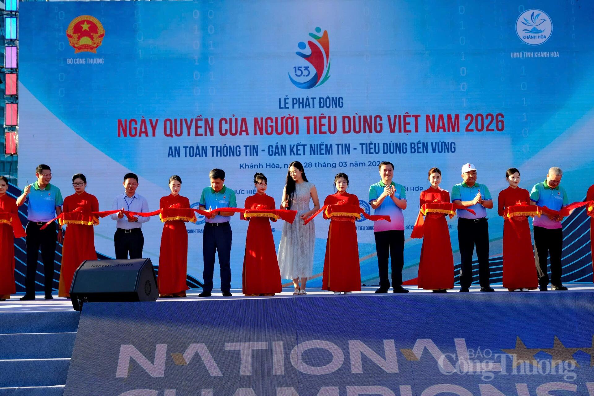 Chuỗi hoạt động Ngày Quyền của Người tiêu dùng Việt Nam năm 2026 tại tỉnh Khánh Hòa được kỳ vọng tạo ra diễn đàn kết nối giữa các đơn vị liên quan, nâng cao nhận thức xã hội và thúc đẩy xây dựng môi trường tiêu dùng minh bạch, an toàn và bền vững. Ảnh: Lê Sơn