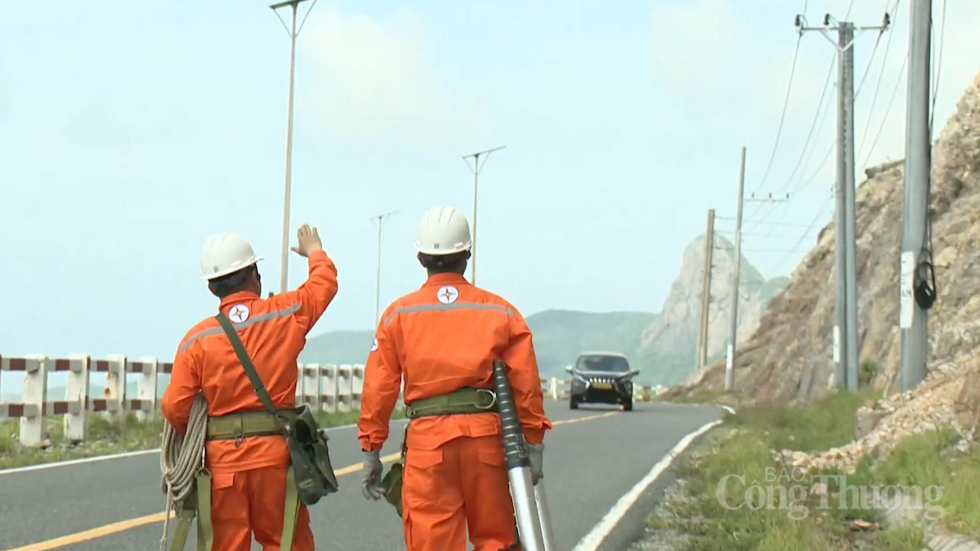Trong những năm qua, Chính phủ và ngành Công Thương đã nỗ lực, quyết liệt đưa điện lưới quốc gia và điện năng lượng tái tạo tới các đảo, góp phần quan trọng phát triển kinh tế biển, đảm bảo an ninh quốc phòng, hạ tầng hậu cần nghề biển, và thông tin liên lạc. Ảnh: Thừa Ngọc
