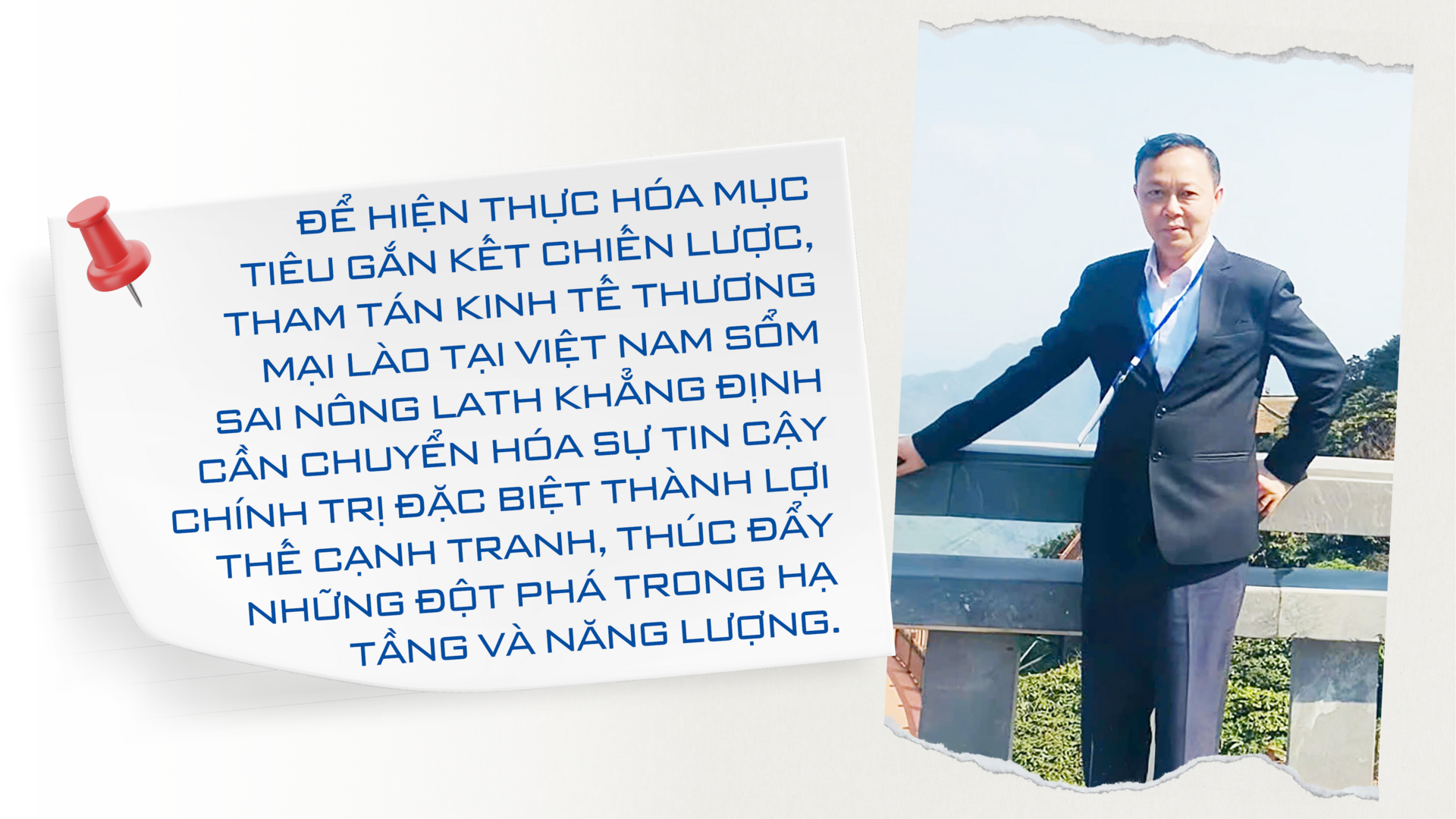 Tham tán Sổm Sai Nông Lath: Đưa hợp tác kinh tế xứng tầm quan hệ Việt - Lào - 1