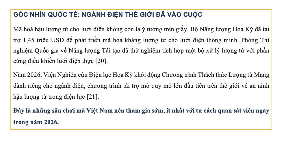 Dựng áo giáp lượng tử bảo vệ mạch máu an ninh năng lượng quốc gia - Bài 3: Lá chắn lượng tử cho mạch điện quốc gia  - 12