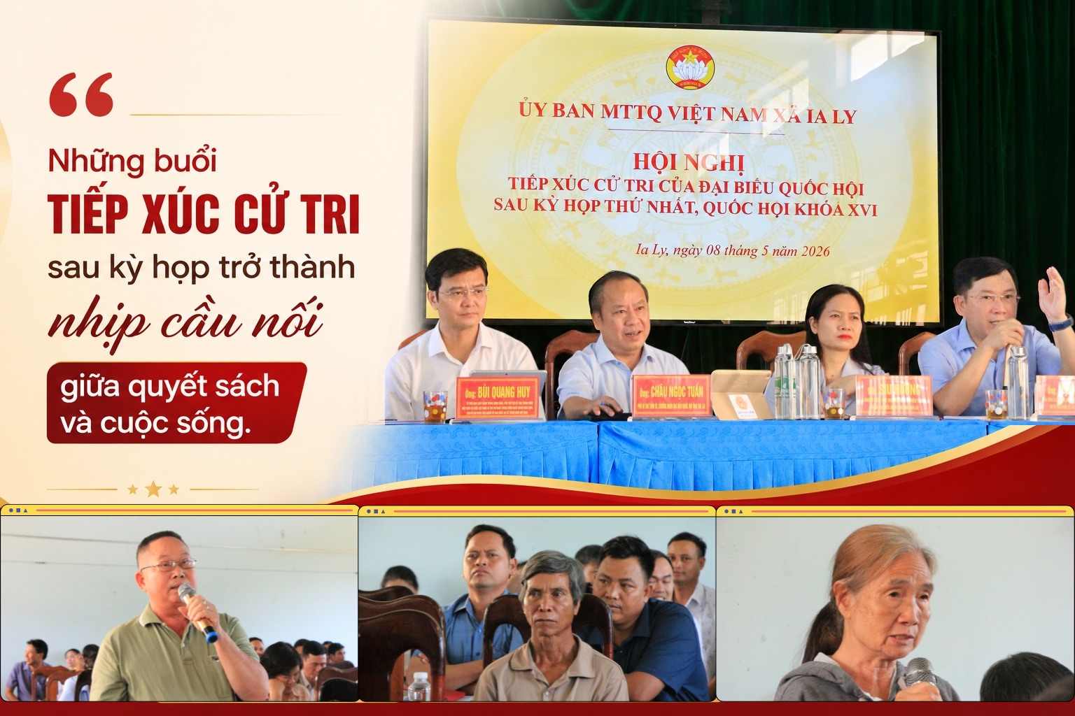 Theo chân đại biểu Quốc hội tiếp xúc cử tri giữa đại ngàn - Kỳ 2: Buổi sáng hội trường và những cuốn sổ kín chữ - 2