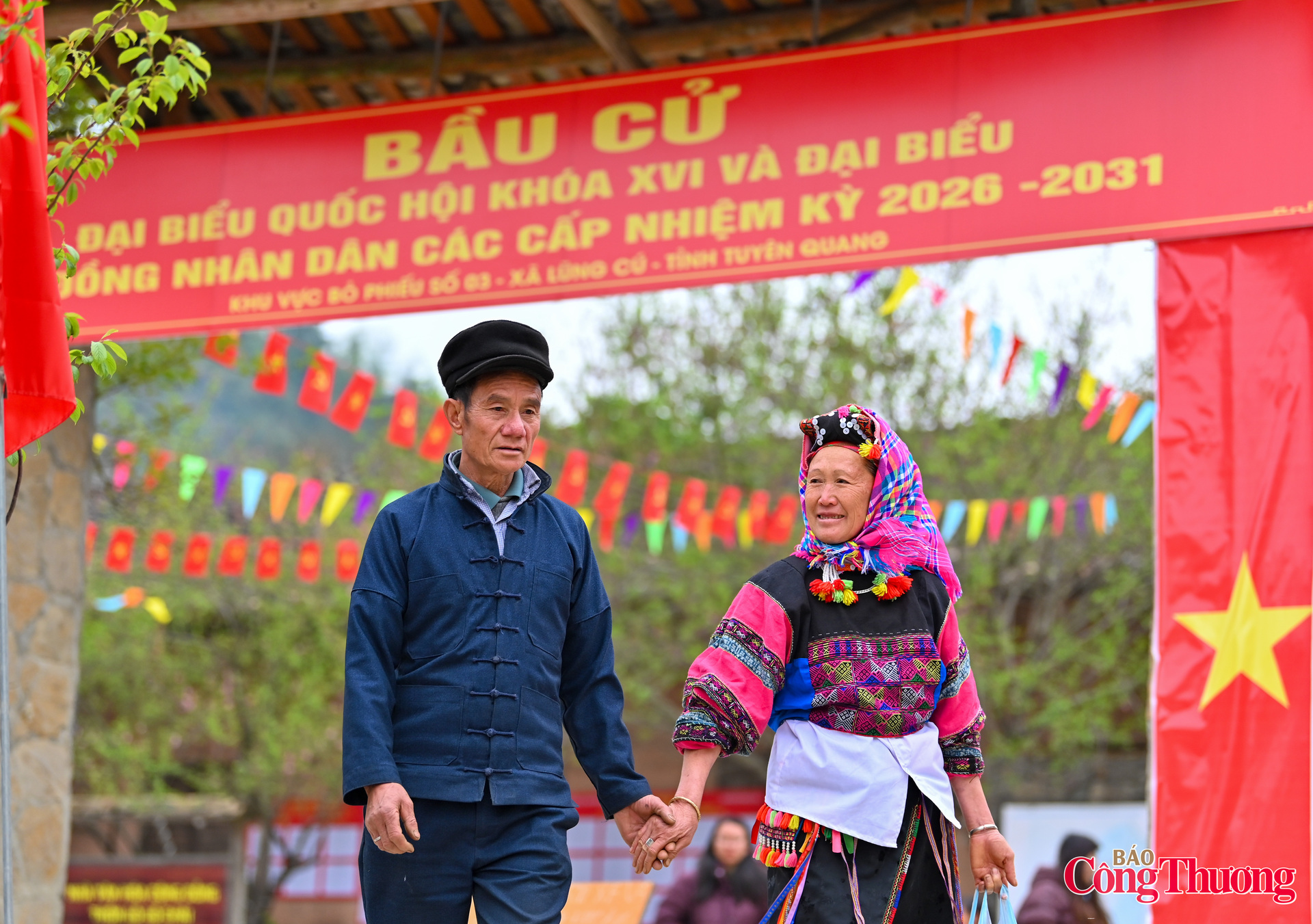 Tinh thần đại đoàn kết dân tộc hiện diện trong Ngày hội non sông. Ảnh chụp từ tháng 3/2026.