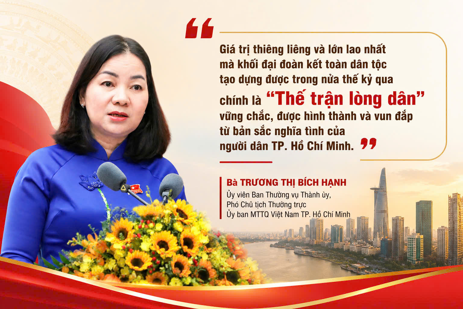 TP. Hồ Chí Minh: Vun đắp 'thế trận lòng dân' cho chặng đường phát triển mới - 3