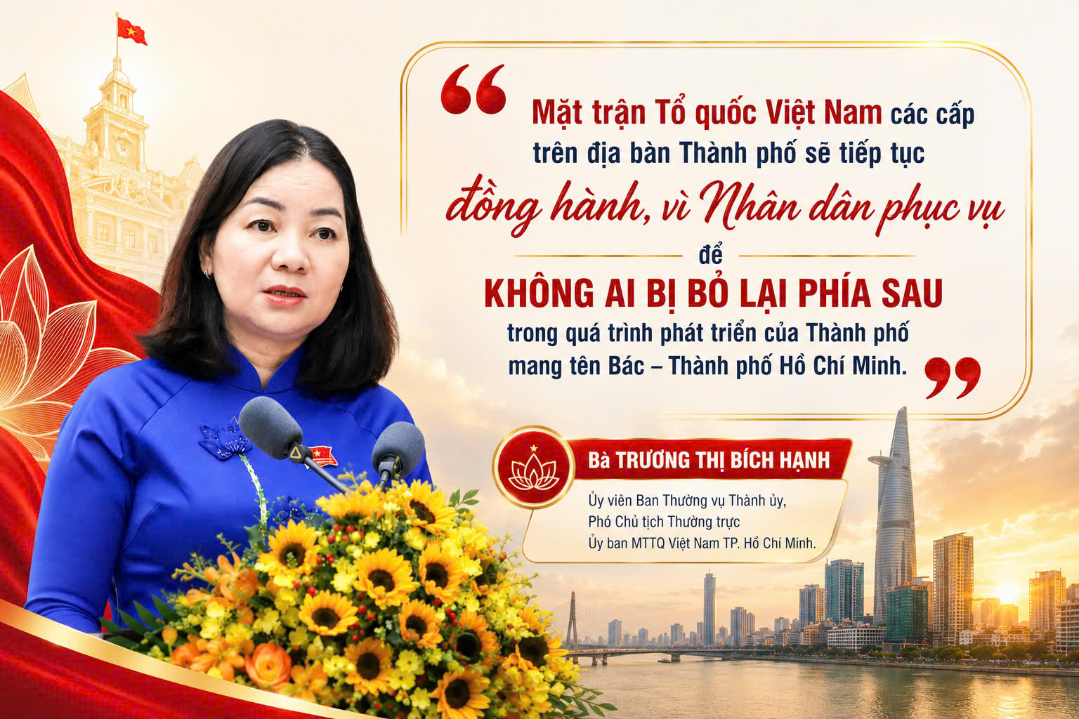 TP. Hồ Chí Minh: Vun đắp 'thế trận lòng dân' cho chặng đường phát triển mới - 12