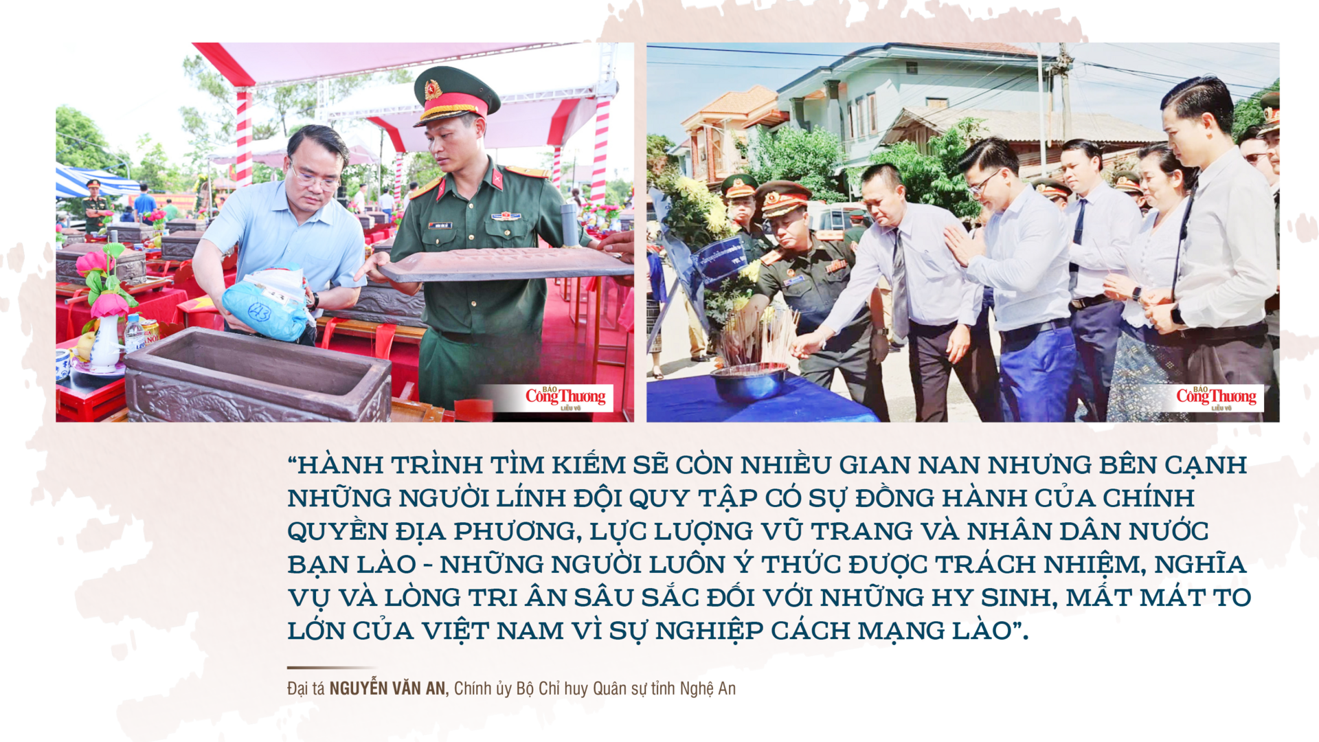Đại đoàn kết Việt – Lào trên hành trình đưa liệt sĩ trở về Tổ quốc - Bài 3: Trở về trong nghi lễ trang nghiêm - 9