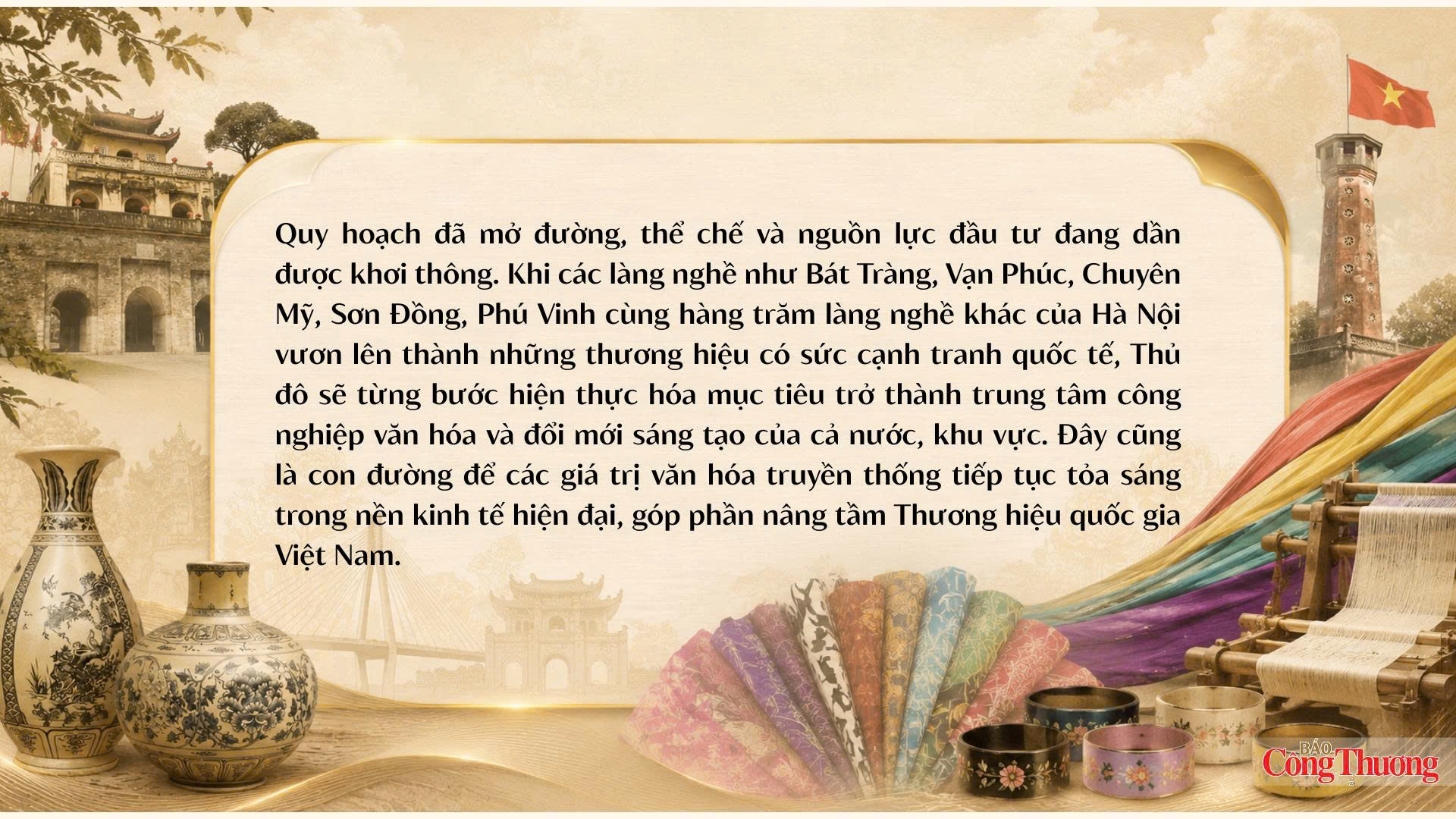 Làng nghề - 'làng trong phố' dưới góc nhìn Nghị quyết 80 và quy hoạch thủ đô 100 năm - Kỳ 5: Biến văn hoá thành năng lực cạnh tranh - 12