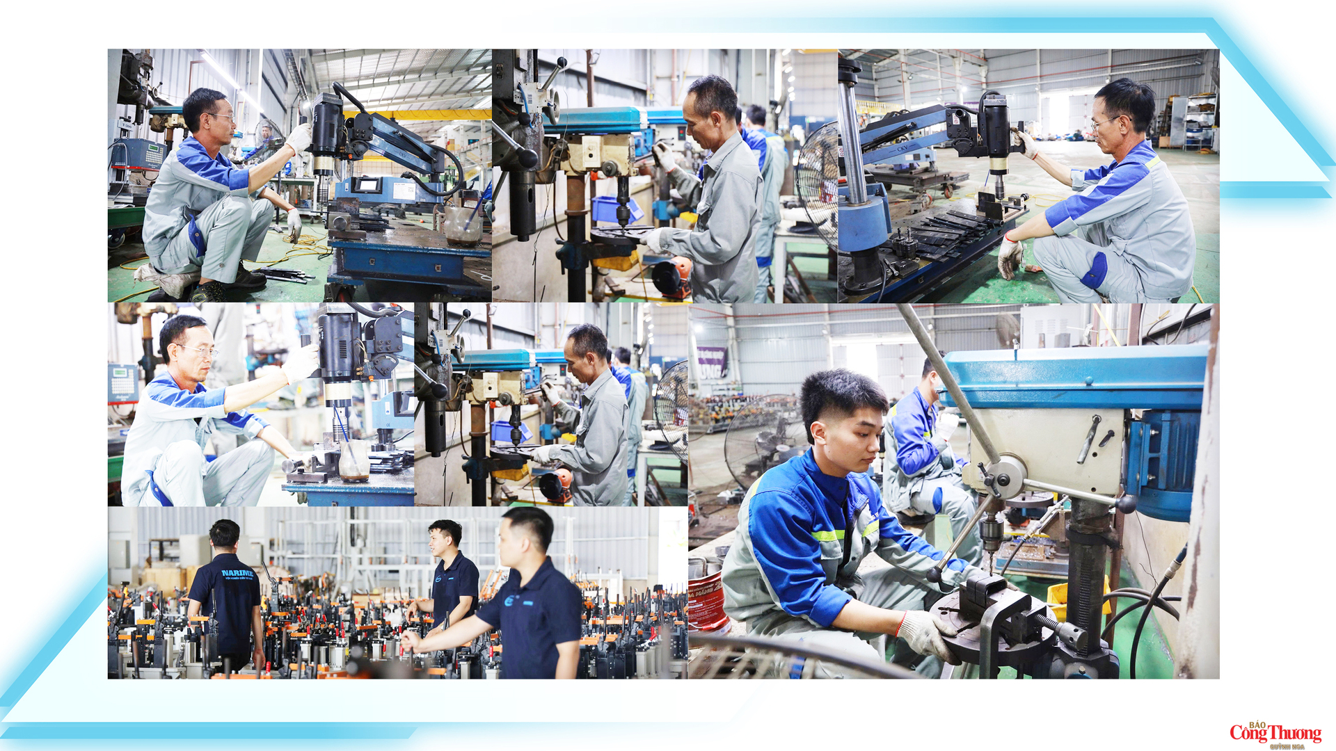 Những hình ảnh tại xưởng sản xuất thực nghiệm, hoàn thiện và ứng dụng kết quả nghiên cứu khoa học, công nghệ của NARIME trong lĩnh vực ô tô