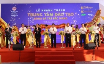 Hà Nội FC khánh thành trung tâm đào tạo bóng đá trẻ tại Bắc Giang