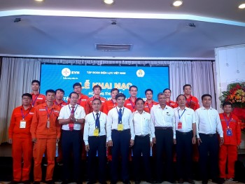 Công ty TNHH MTV thủy điện Trung Sơn tham gia hội thi thợ giỏi cấp tập đoàn Điện lực Việt Nam