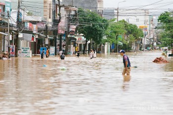 Vùng “rốn lũ” Đại Lộc, Quảng Nam: Nhiều nơi bị ngập sâu trong nước