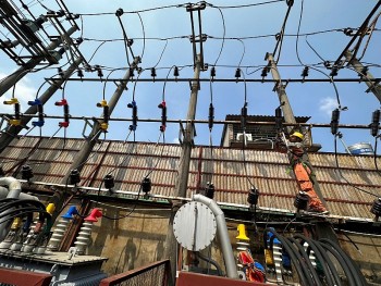 PC Hải Phòng thi công vệ sinh công nghiệp, bao thầu TBA khách hàng tại huyện An Lão