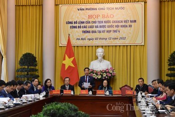 Công bố Lệnh của Chủ tịch nước về các luật vừa được Quốc hội thông qua