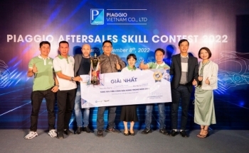 Piaggio Việt Nam vinh danh các đại lý xuất sắc tại Hội thi kỹ năng dịch vụ Piaggio 2022