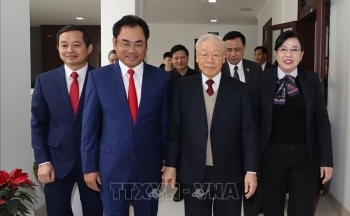 Tổng Bí thư Nguyễn Phú Trọng thăm, làm việc và chúc Tết tại tỉnh Thái Nguyên