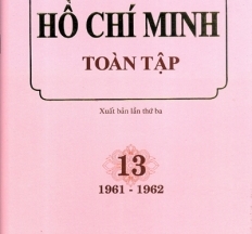 HỒ CHÍ MINH TOÀN TẬP - TẬP 13