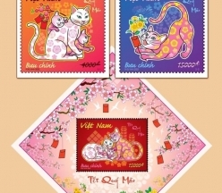Tết Quý Mão nói chuyện hình tượng mèo trong tem Bưu chính