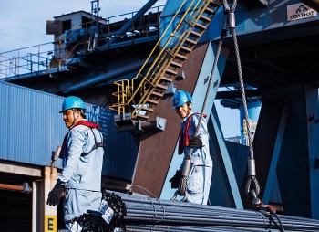 Thép Hòa Phát đón tín hiệu vui từ thị trường xuất khẩu đầu năm