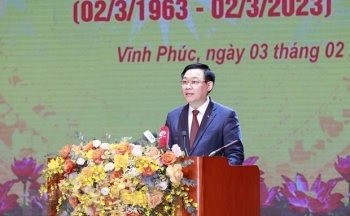 Chủ tịch Quốc hội dự Lễ kỷ niệm 60 năm Ngày Bác Hồ về thăm Vĩnh Phúc