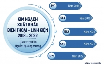 Giảm tốc, xuất khẩu điện thoại vẫn có triển vọng đường dài