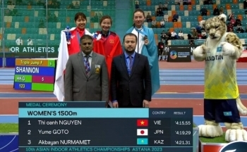 Nguyễn Thị Oanh giành Huy chương Vàng lịch sử cho điền kinh Việt Nam tại giải châu Á