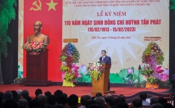 Trọng thể kỷ niệm 110 năm Ngày sinh đồng chí Huỳnh Tấn Phát